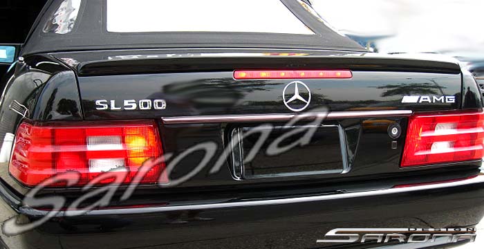 Custom Mercedes SL Trunk Wing  Convertible (1990 - 2002) - $289.00 (Manufacturer Sarona, Part #MB-039-TW)